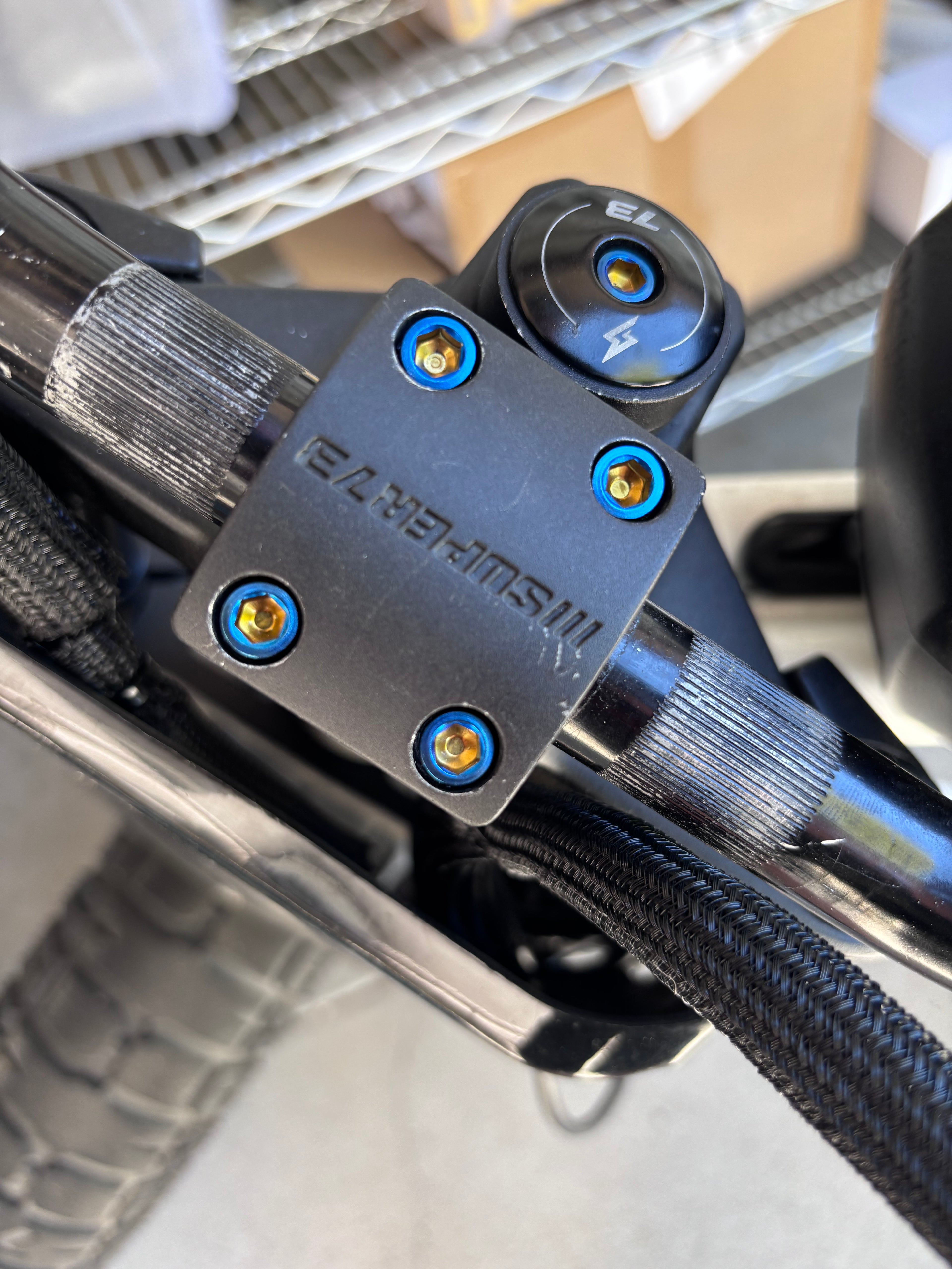 Super73 Titanium handlebar Mounting Bolts